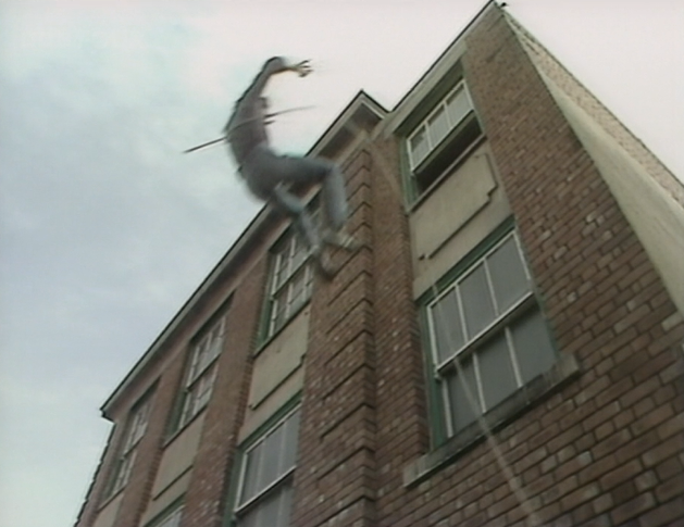 The stunt man's fall