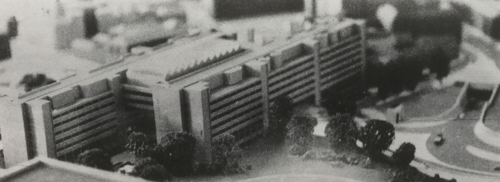 model of the proposed Civic Centre