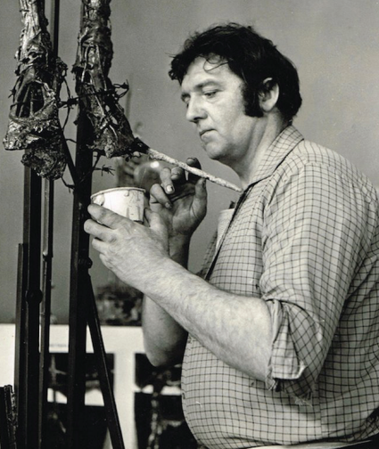 Arthur Dooley at work